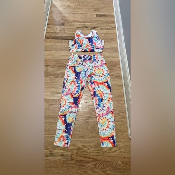 SHEIN Multicolor Tie-Dye 2 pc Set XL - Picture 5 of 5